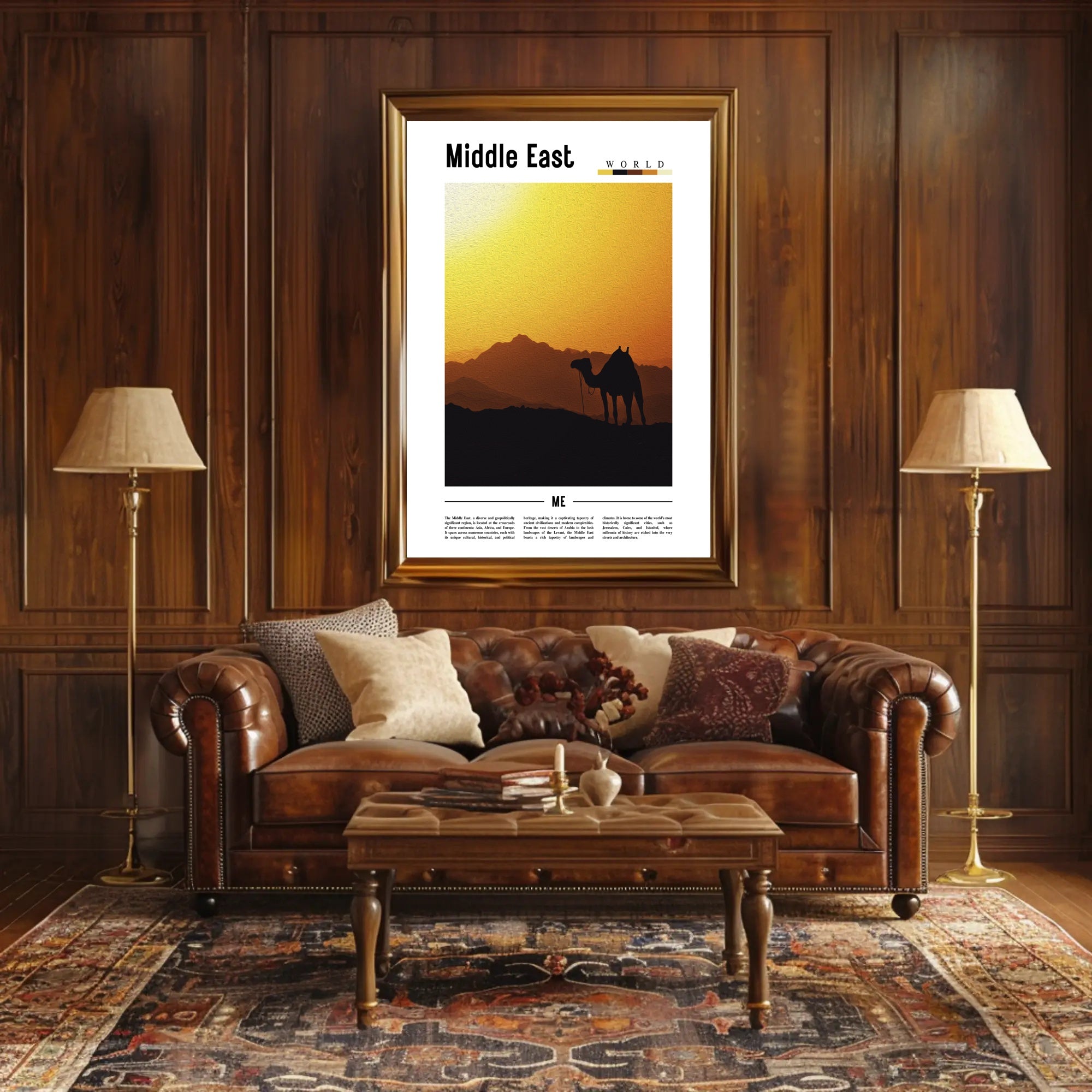 Middle Eastern Heritage Celebration Cultural or Heritage Poster PosterGoat