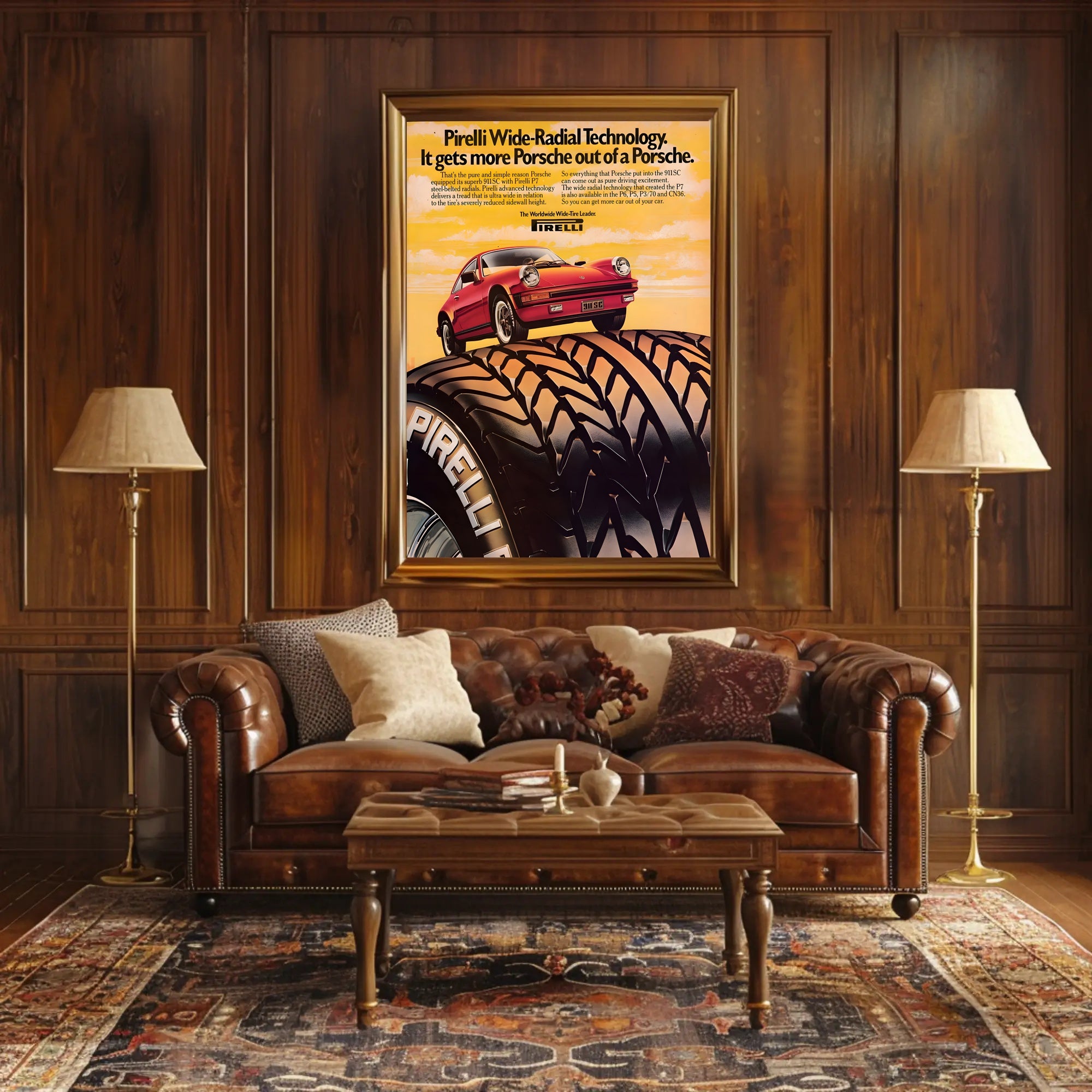 Pirelli Wide-Radial Technology Poster