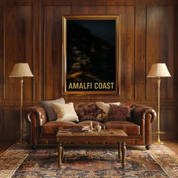 Amalfi Coast Poster Wall Art For Seaside Decor Collection