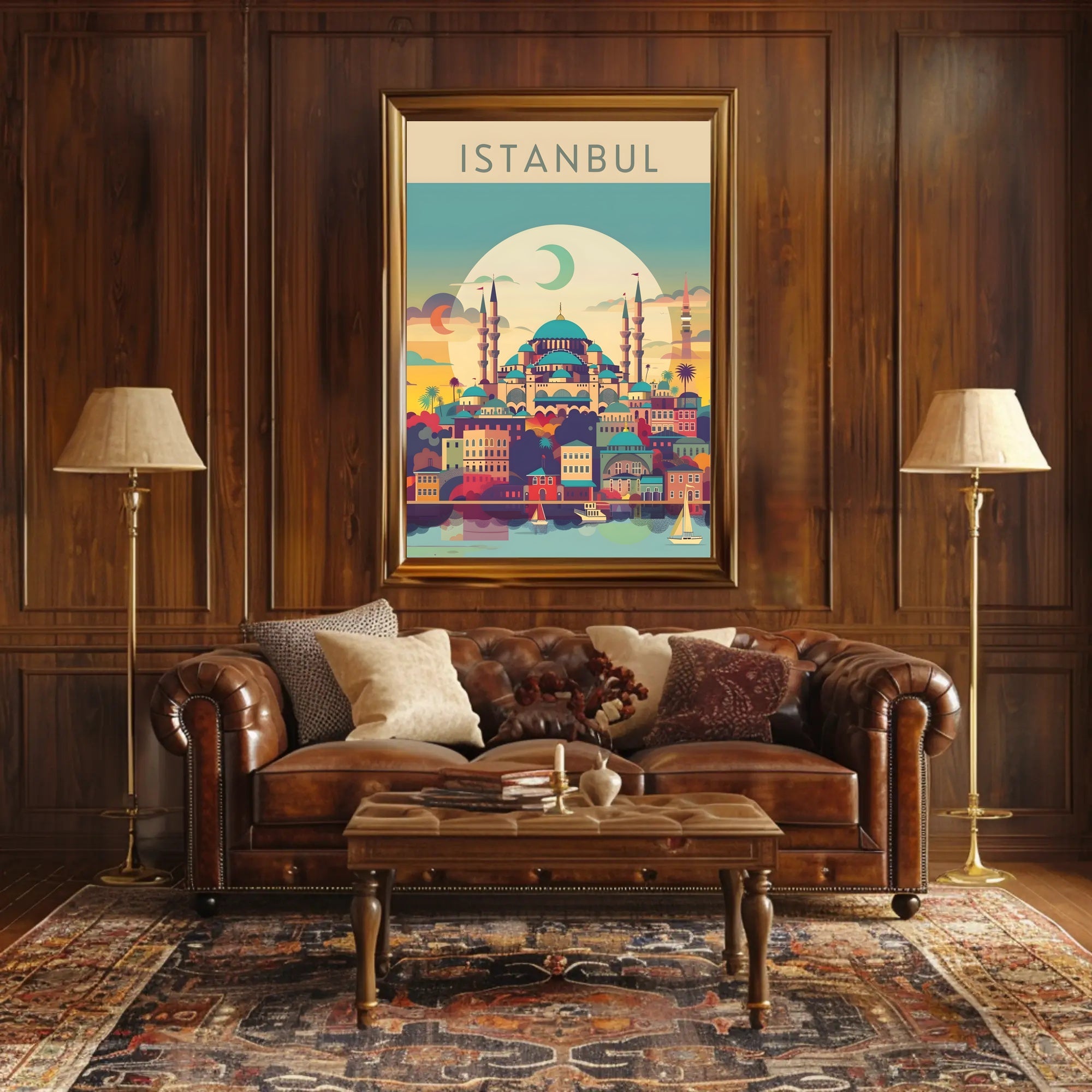 Vibrant Istanbul Poster