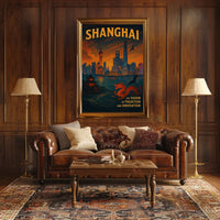Shanghai The Fusion Of Tradition And Poster