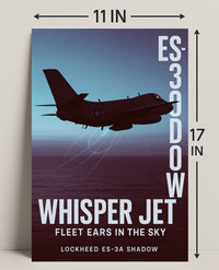 Whisper Jet Fleet Ears in the Sky Poster PosterGoat