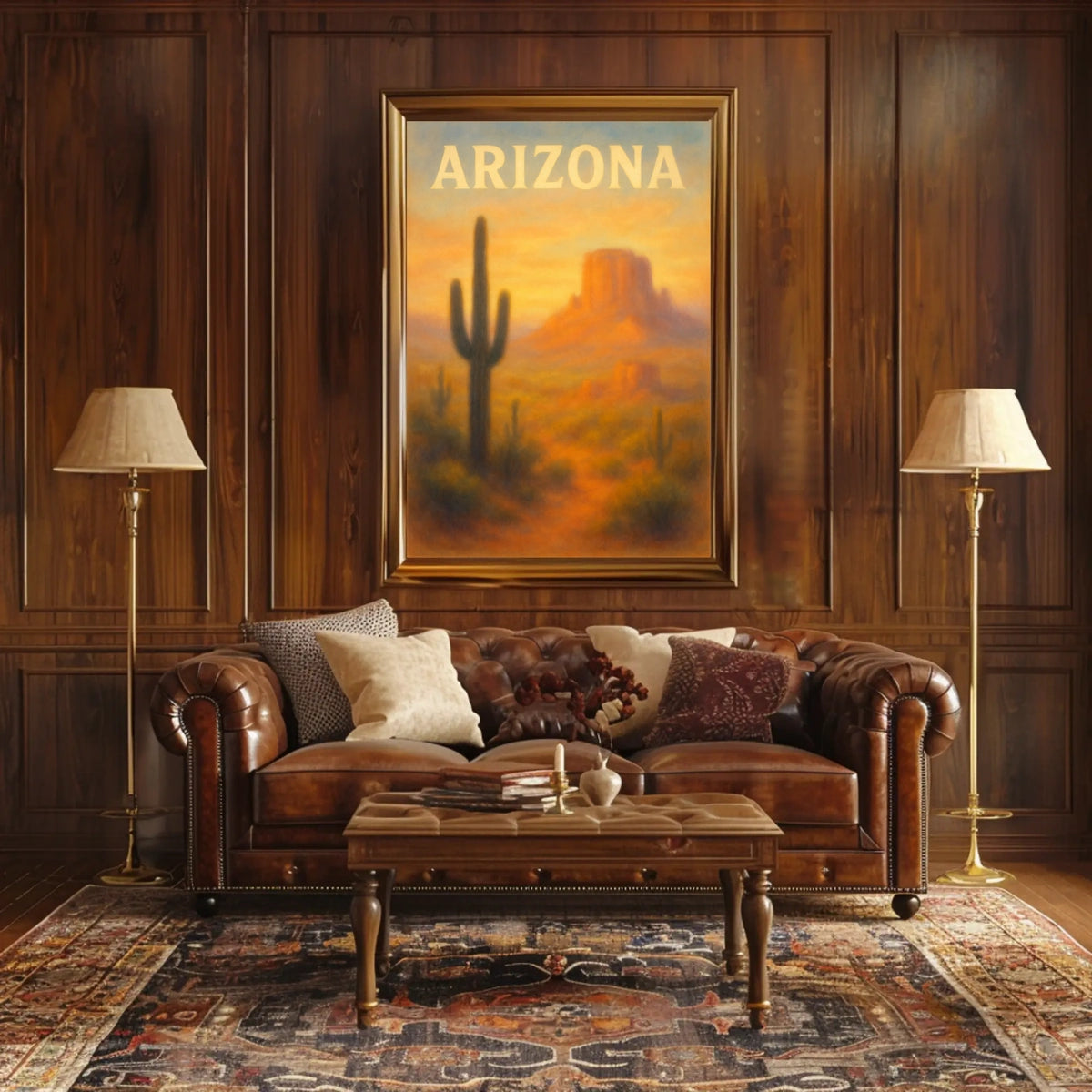 Arizona Desert Landscape Poster
