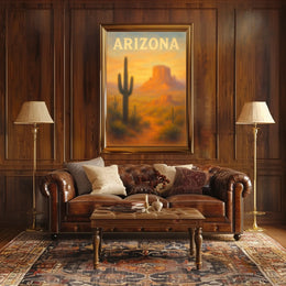 Arizona Desert Landscape Poster