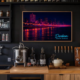 Durban at Night Poster