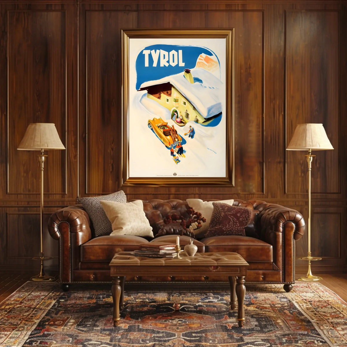 Winter In Tyrol Poster
