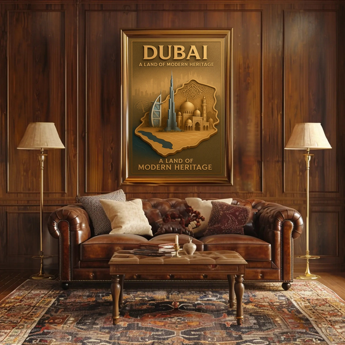 Dubai A Land of Modern Heritage Poster