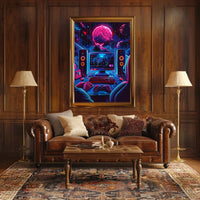 Cosmic Gaming Adventure Poster