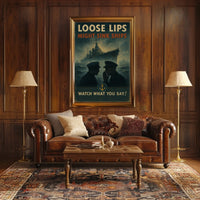 Loose Lips Might Sink Ships Poster