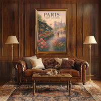 Paris Marché Aux Fleurs Poster
