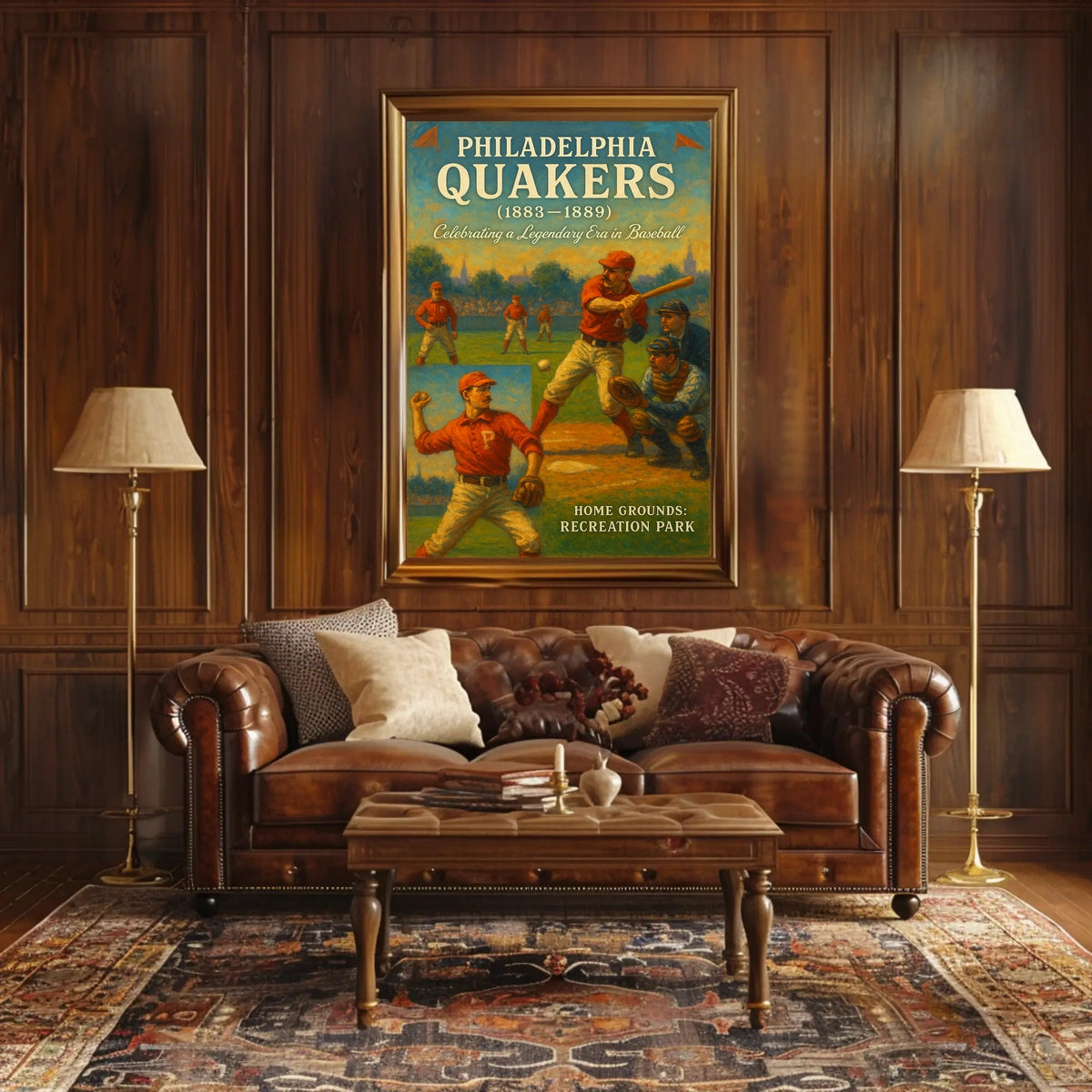 Philadelphia Quakers Baseball Era Poster