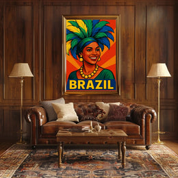 Vibrant Brazil Celebration Poster