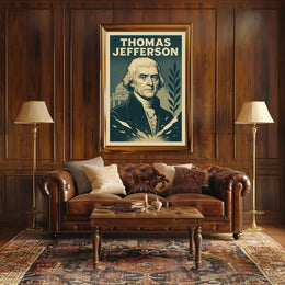 Thomas Jefferson Vintage Historical or Presidential Poster