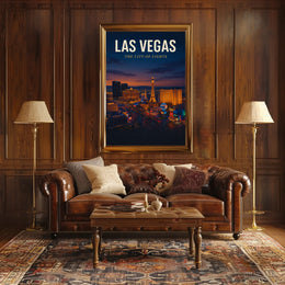 Las Vegas The City of Lights Poster