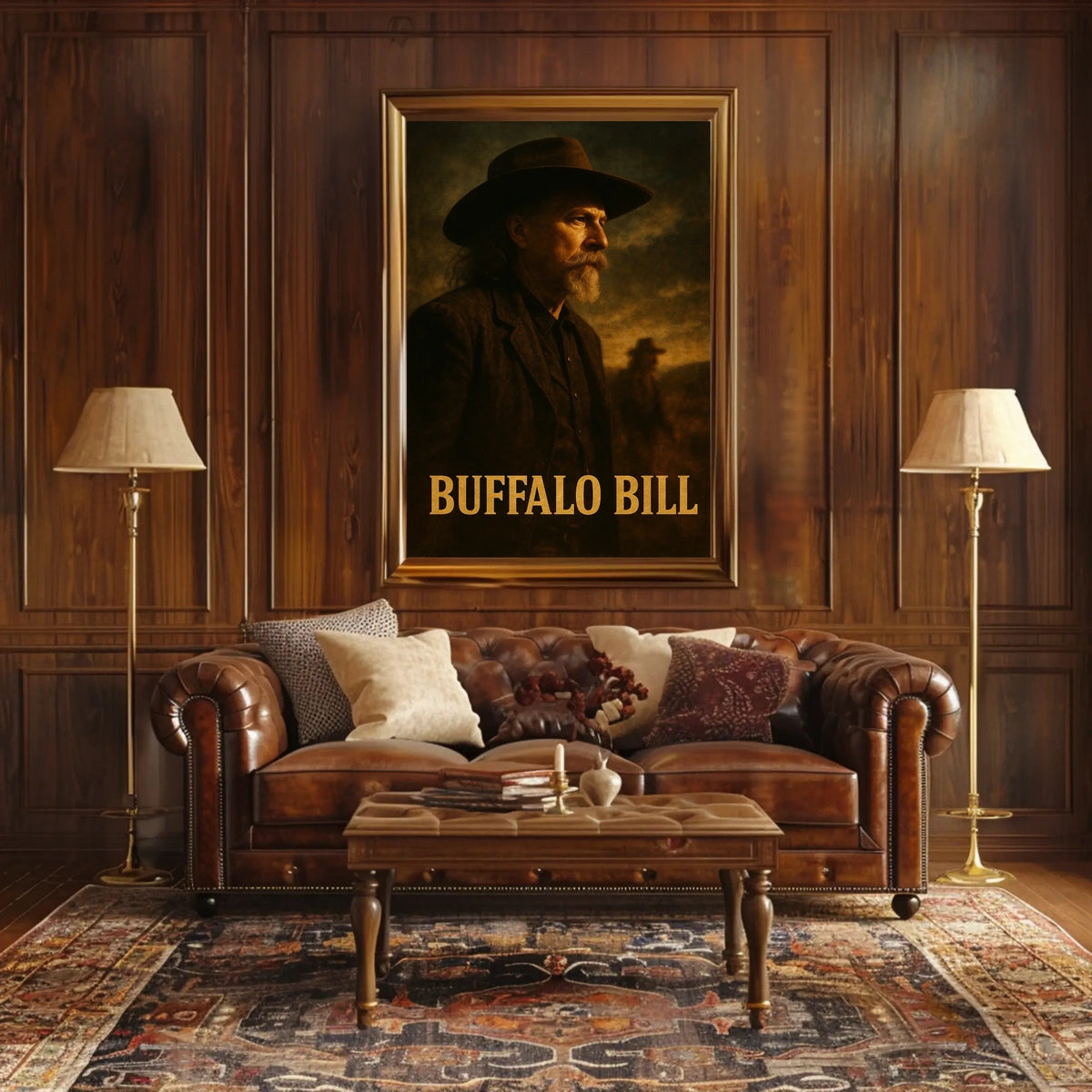 Buffalo Bill Iconic Western Cultural Heritage Poster
