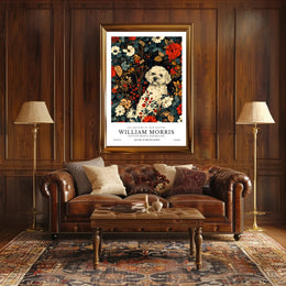 William Morris Vintage Arts and Crafts Animal Poster