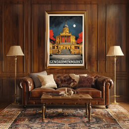 Gendarmenmarkt at Night Poster