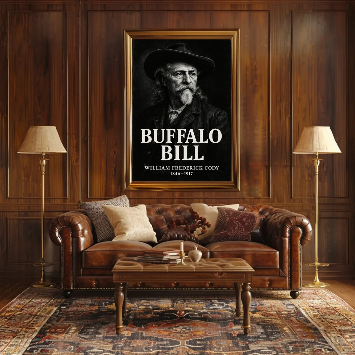 Buffalo Bill Old West Heritage Historical or Presidential Poster