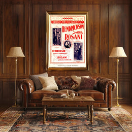 Vintage Vaudeville Performers Poster - Cultural or Heritage Poster