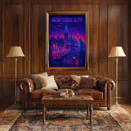 New York City Skyline Poster