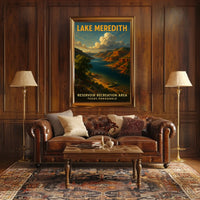 Lake Meredith Reservoir Recreation Poster