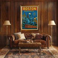 Boston A Celebration of History and Modernity Poster PosterGoat