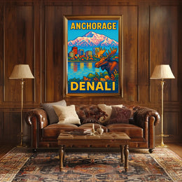 Anchorage Denali Poster