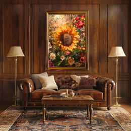 Sunlit Symphony William Morris Art Poster