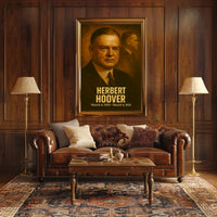Herbert Hoover Presidential Portrait Poster