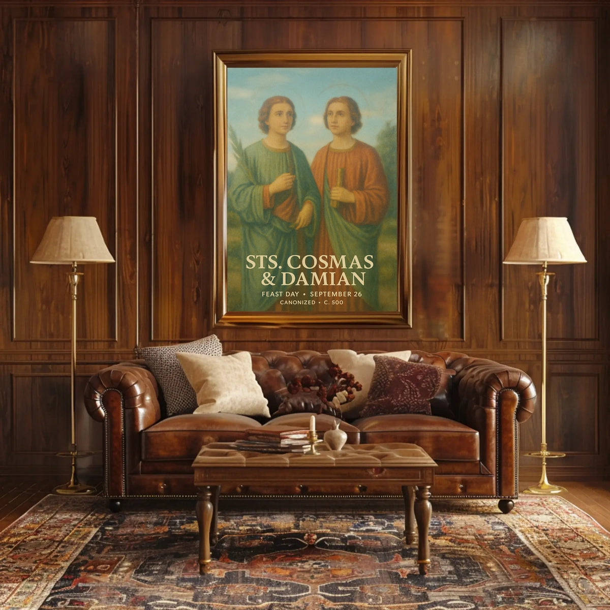 Saints Cosmas And Damian Poster