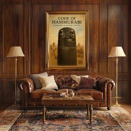 Code of Hammurabi Wall Art Print Decor PosterGoat