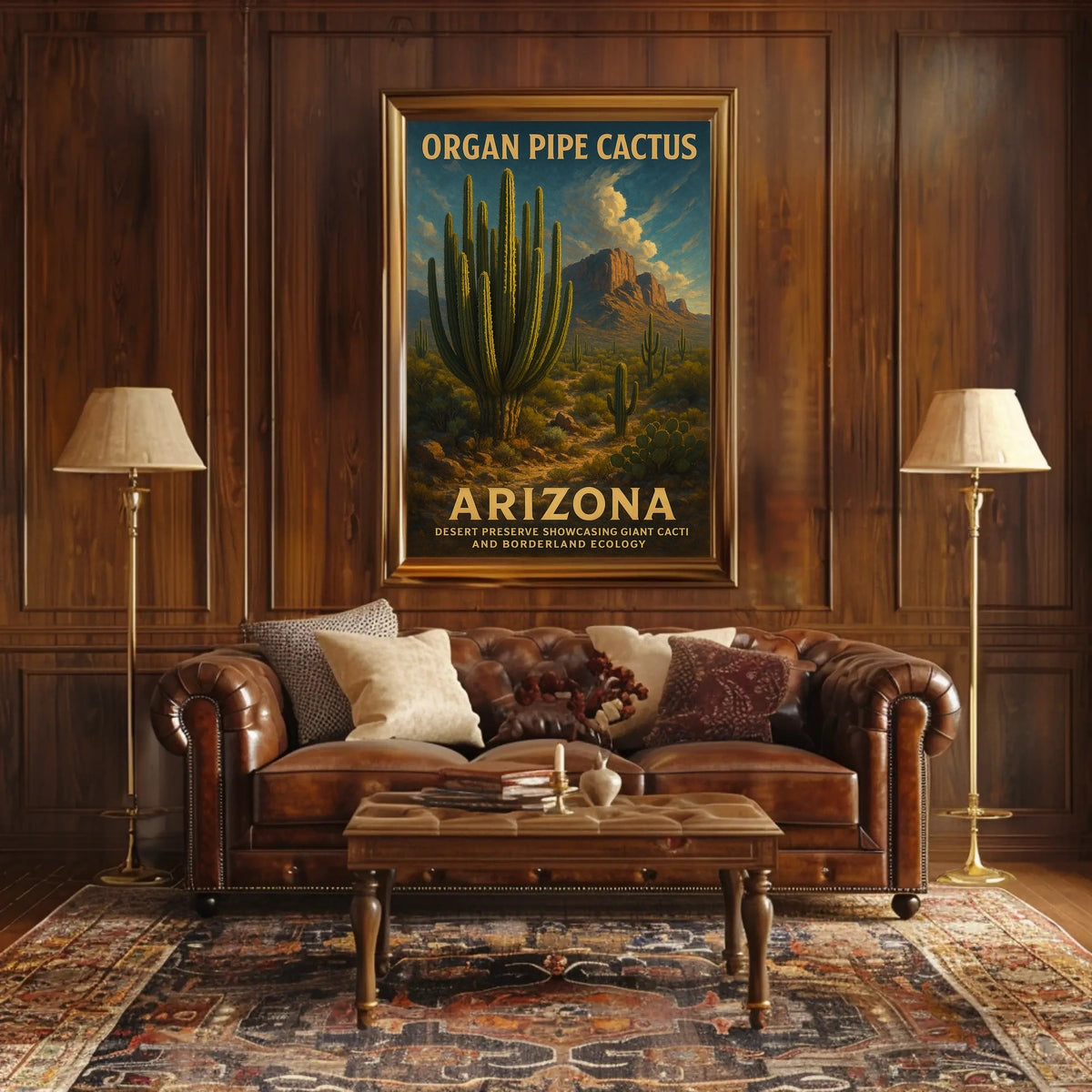 Organ Pipe Cactus Arizona Desert Poster