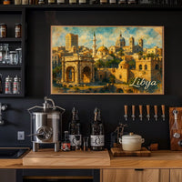 Libya Scenery Wanderlust Realism Poster