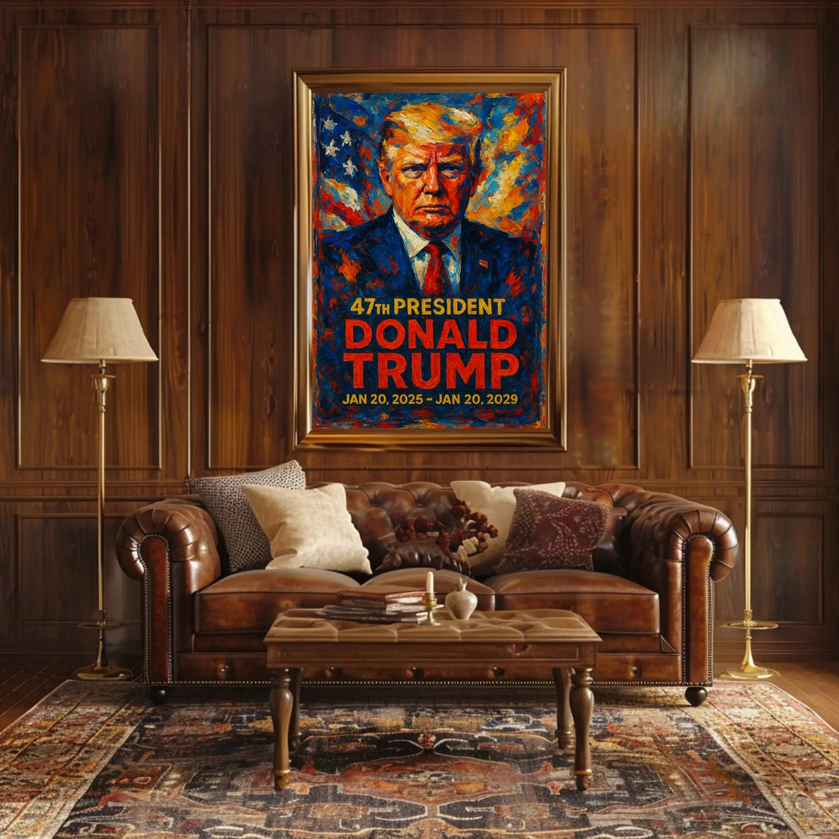 Donald Trump Visionary American Spirit Poster