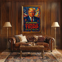 Donald Trump Visionary American Spirit Poster