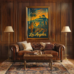 Los Angeles Dreamscape Poster PosterGoat