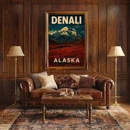 Denali Alaskas Majestic Peak Poster