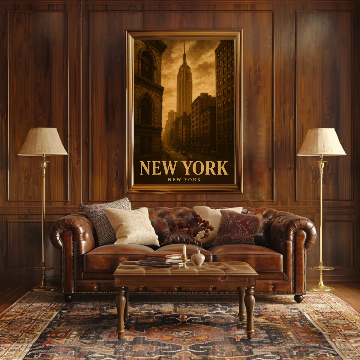 New York Cityscape Poster