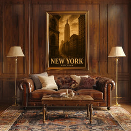 New York Cityscape Poster