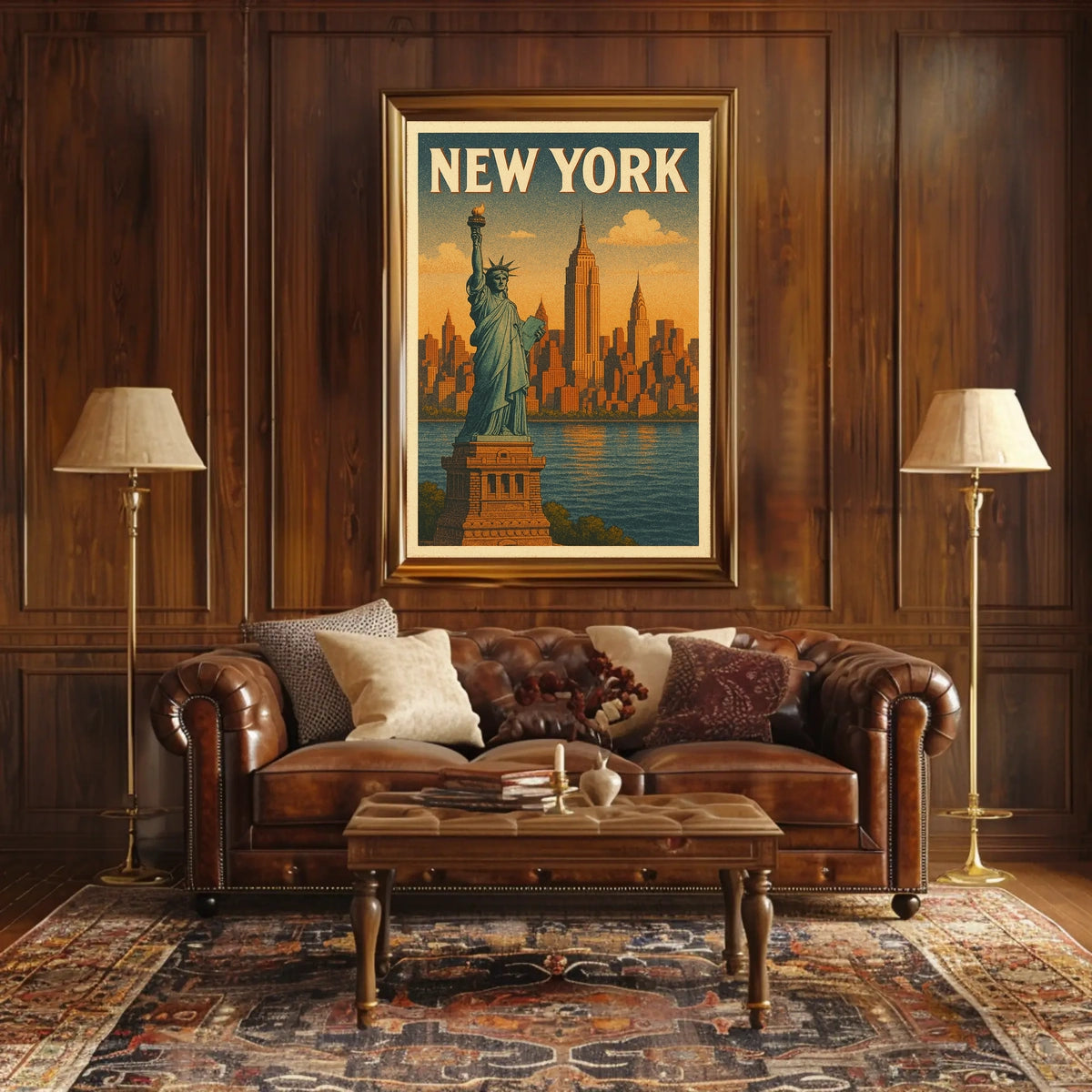 New York City Skyline Poster