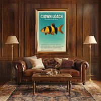 Clown Loach Fish Wall Art Print Decor PosterGoat