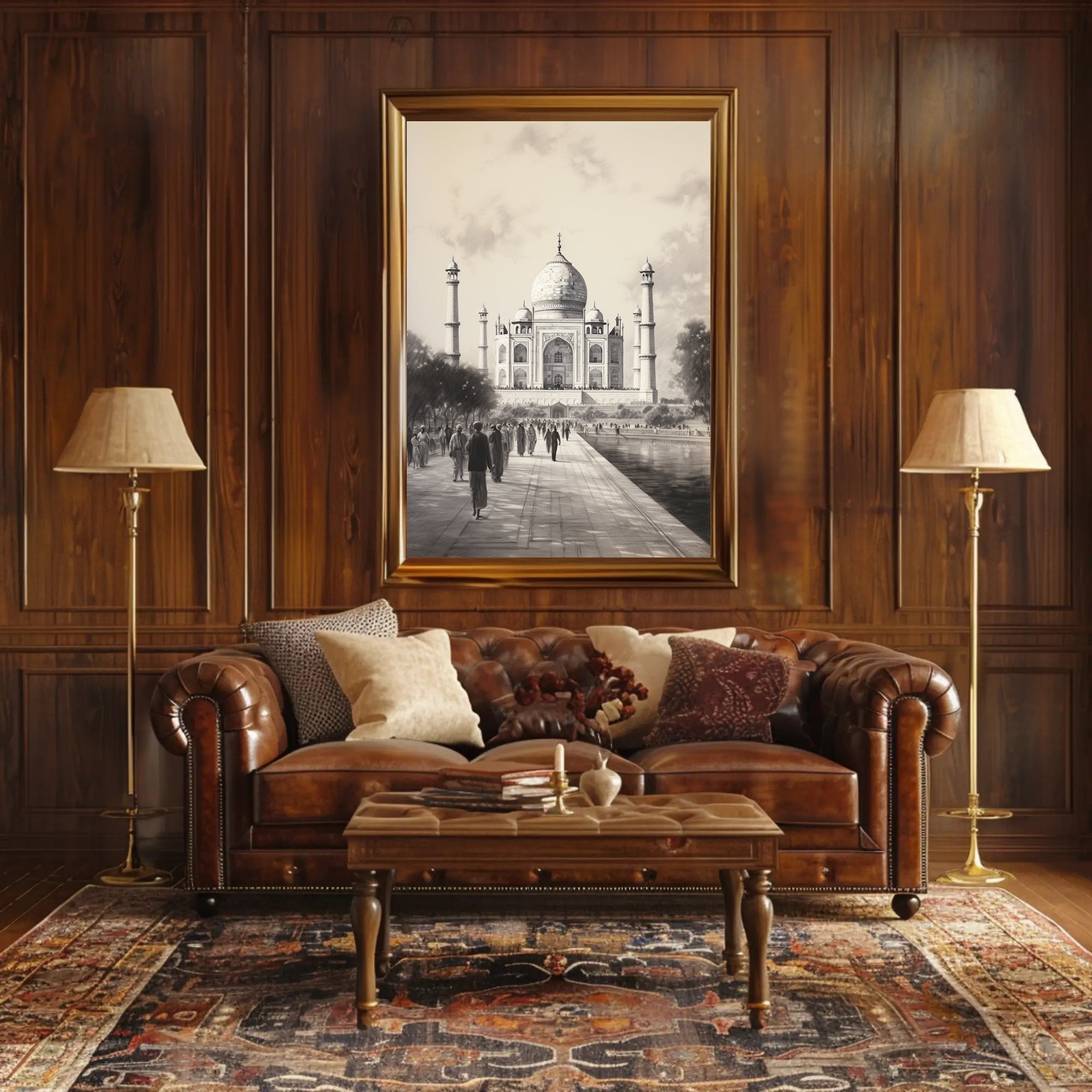 Timeless Beauty Of The Taj Mahal Poster