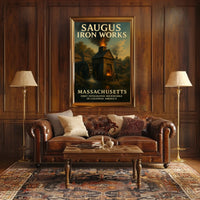 Saugus Iron Works Poster