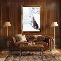 Winter Wilderness Retreat Poster