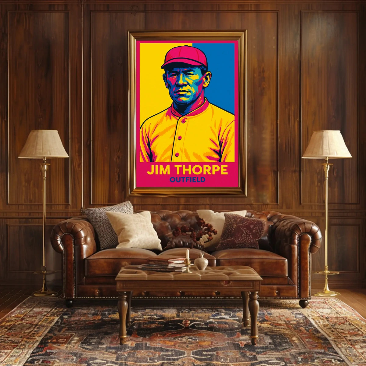 Jim Thorpe Outfield Poster