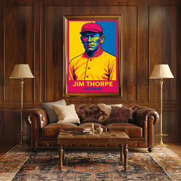 Jim Thorpe Outfield Poster