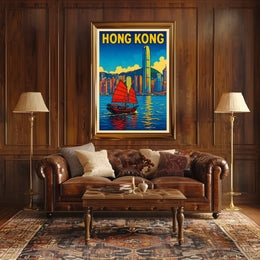 Hong Kong Skyline Poster