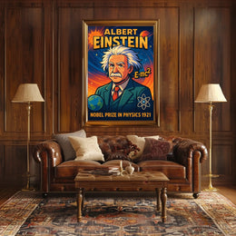 Albert Einstein Nobel Prize In Physics Poster