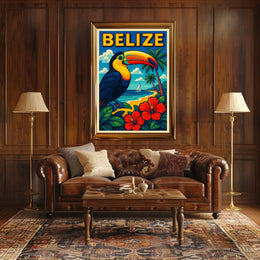 Belize Tropical Paradise Poster
