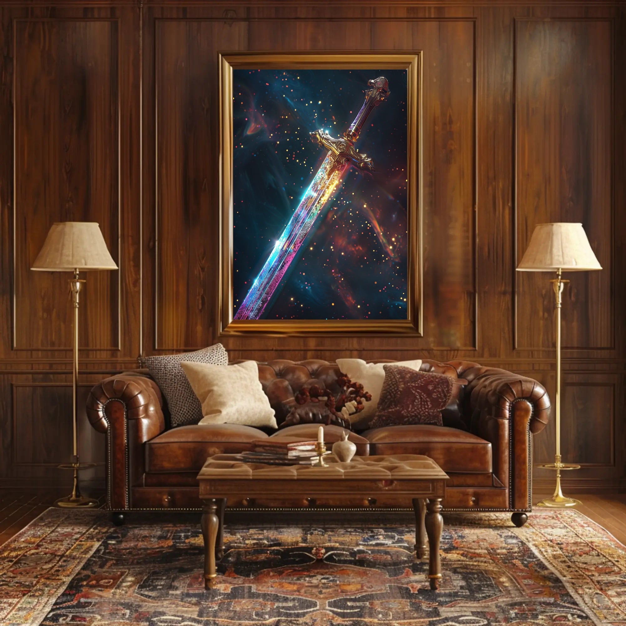 The Enchanted Sword Art Print Poster for Home Decor PosterGoat